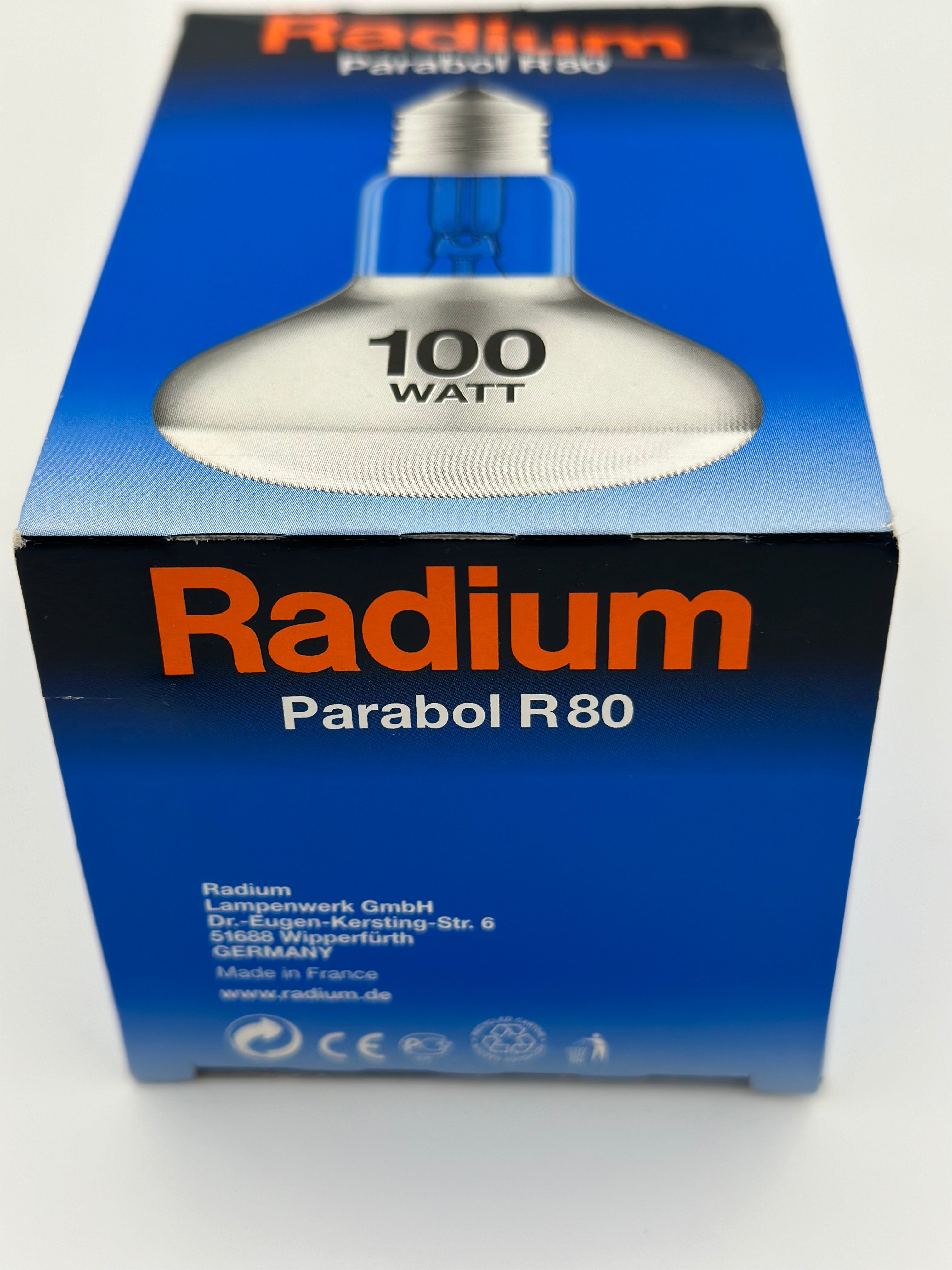 RADIUM PARABOL R80 100W 80° E27