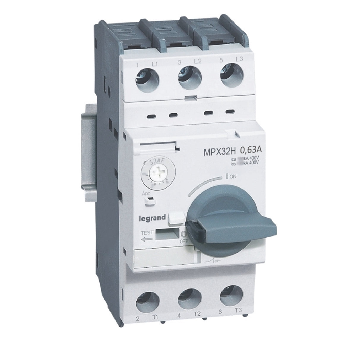 LEGRAND Wyłącznik silnikowy 3P 0,12kW 0,4-0,63A MPX3 32H 417323