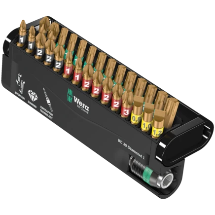 WERA Bit-Check 30 Diamond 1 05057431001, 30 części