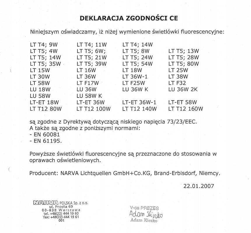 NARVA 58W/076 NATURE FOOD T8 G13