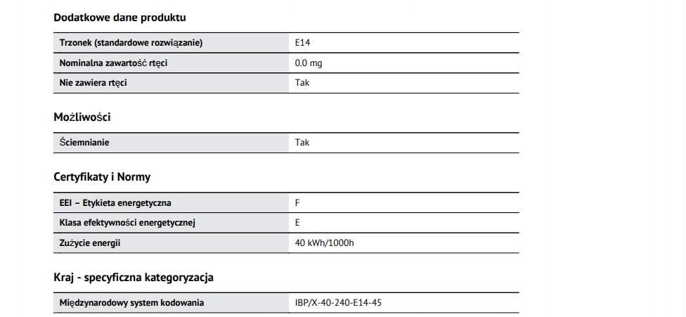 OSRAM DECOR GOLD 40W E14