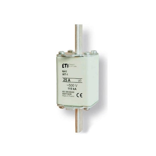 ETI-POLAM Wkładka topikowa przemysłowa zwłoczna NH1/WT-1C gG 20A/500V